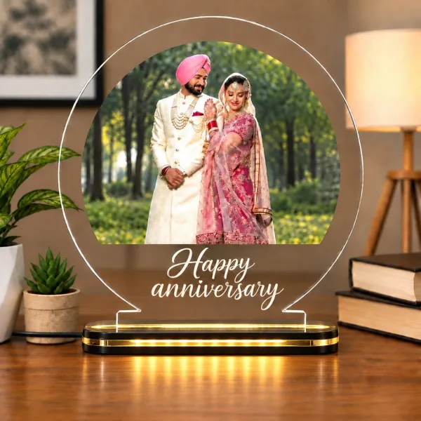 Led photo table top lamp