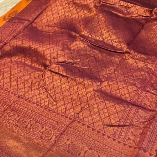 SOFTSILK SAREES DARK RED 