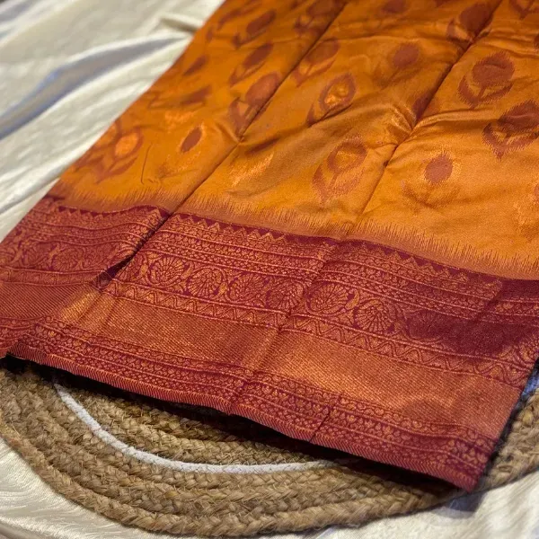 SOFTSILK SAREES ORANGE 