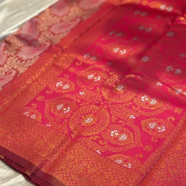 SOFTSILK SAREES RED 