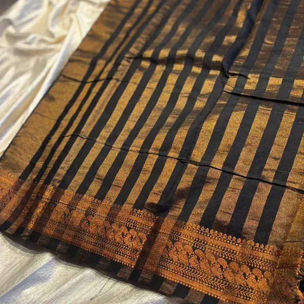 SOFTSILK SAREES BROWN